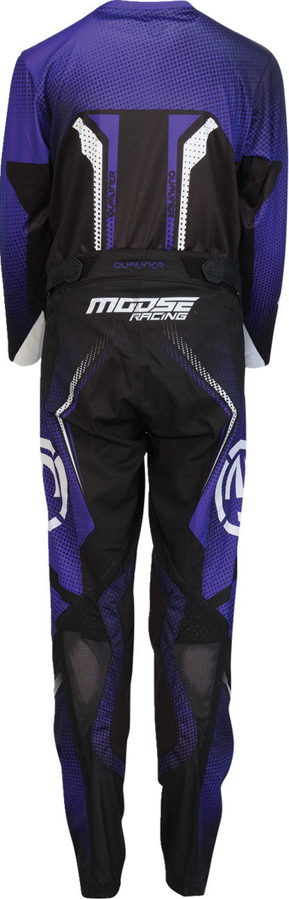 MOOSE OFFROAD Youth Qualifier® Jersey - Purple/Black/White - Large 2912-2635