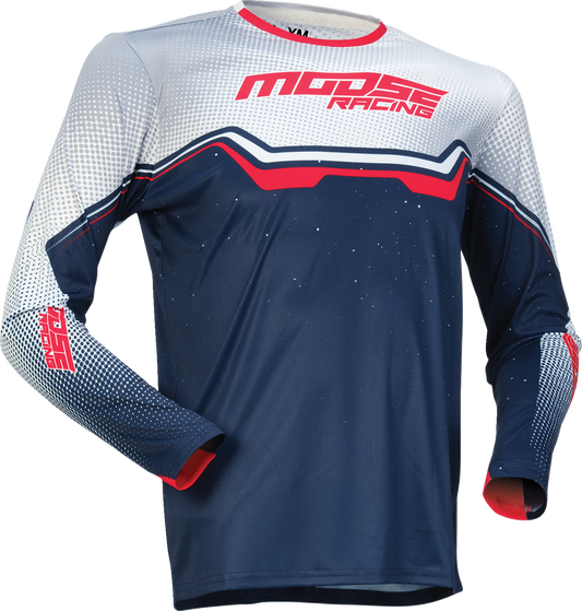 MOOSE OFFROAD Youth Qualifier® Jersey - Red/White/Blue - Large 2912-2629