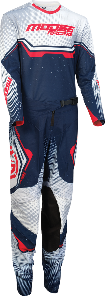 MOOSE OFFROAD Youth Qualifier® Jersey - Red/White/Blue - Large 2912-2629