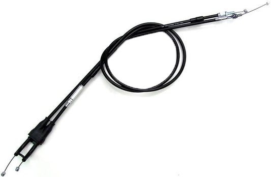 Black Vinyl Throttle Push Pull Cable Set