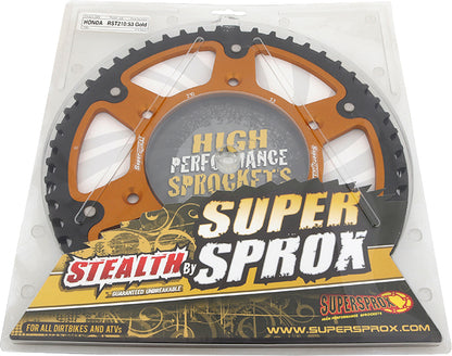 Rear Stealth Sprocket Alu/Stl 53t 520 Gld Hon