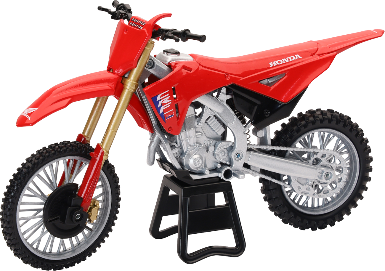 NEW RAY TOYS Honda CRF450R '25 Dirt Bike - 1:12 Scale - Red/Black 58493