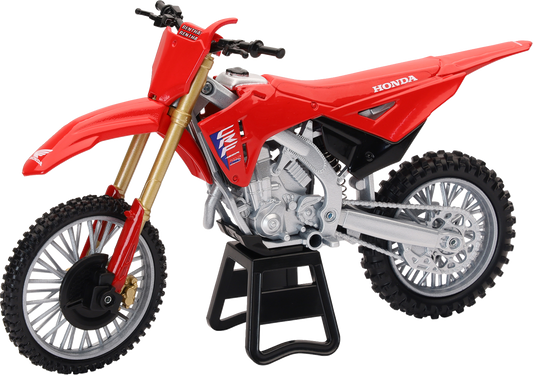 NEW RAY TOYS Honda CRF450R '25 Dirt Bike - 1:12 Scale - Red/Black 58493