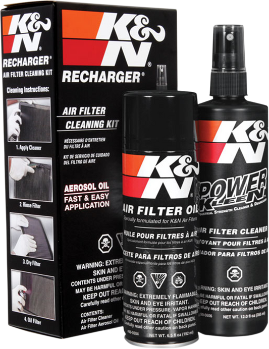 K & N Air Filter Care Kit - Aerosol 99-5000
