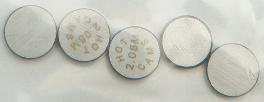 Valve Shims 7.48x2.05mm 5/Pk