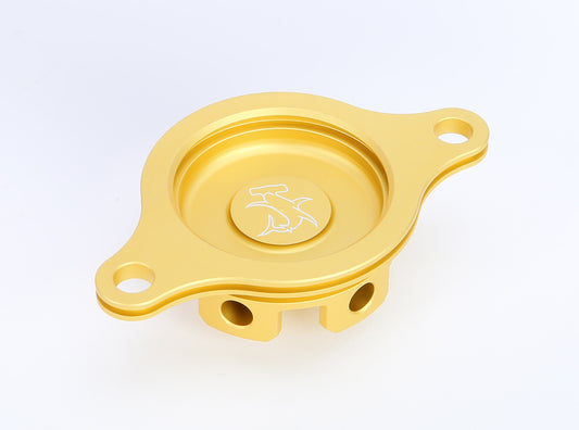 Oil Filter Cover Crf450r 09 14 Gold
