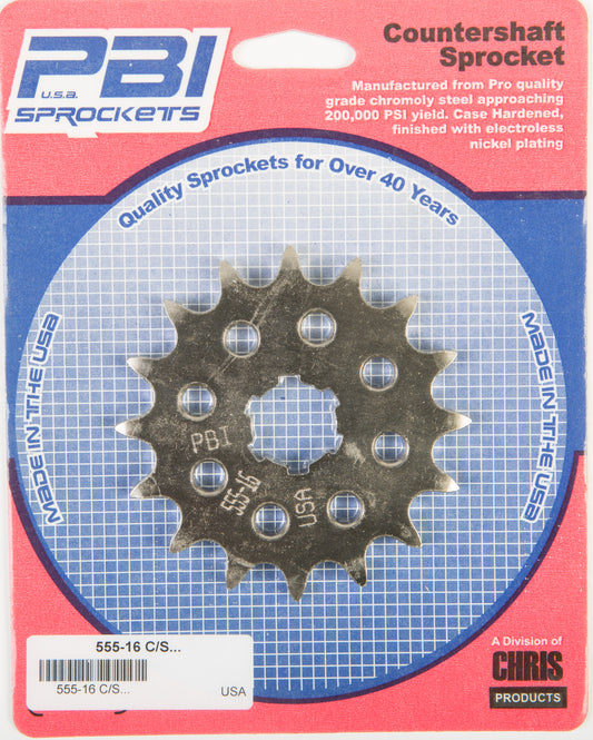 Front Cs Sprocket Steel 16t 520 Kaw/Suz/Yam