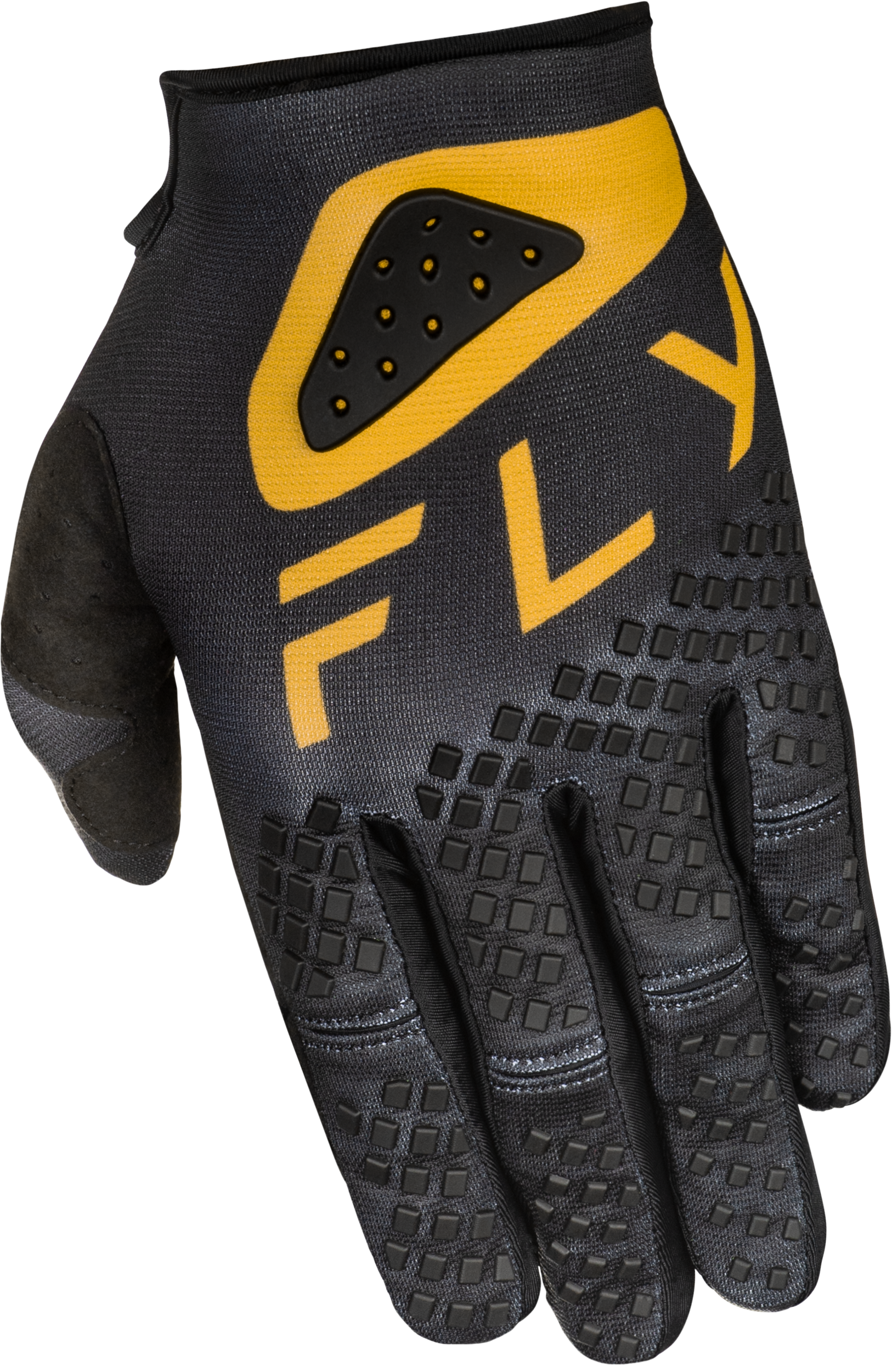 Youth Kinetic Center Gloves Black/Gold Ym