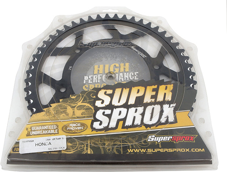 Rear Sprocket Aluminum 52t 520 Blk Hon