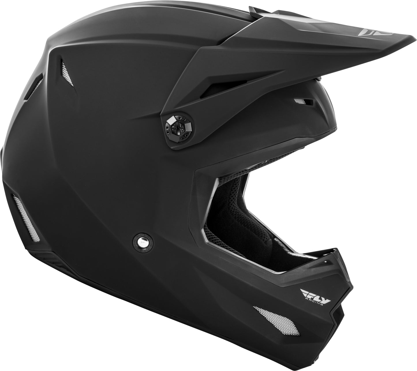 Youth Kinetic Solid Helmet Matte Black Ym