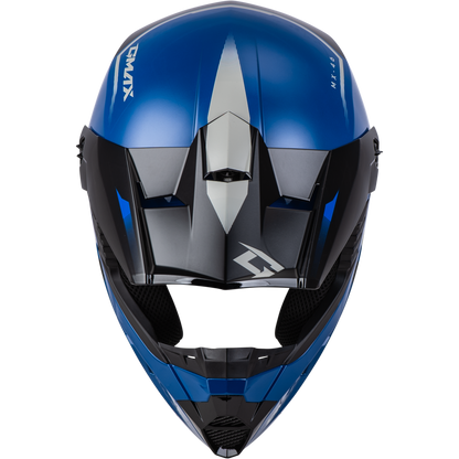 Mx 46 Compound Helmet Blue/Black/Grey Yl