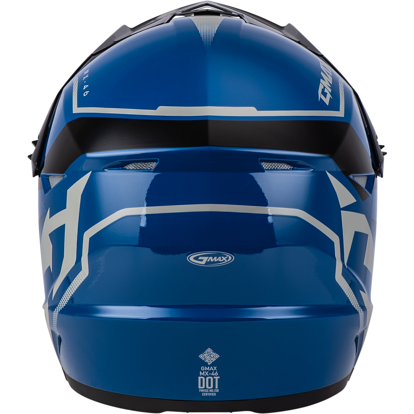 Mx 46 Compound Helmet Blue/Black/Grey Yl