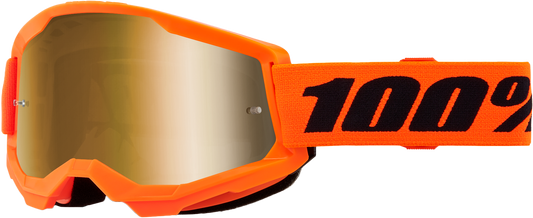 Strata 2 Junior Goggle Neon Orange Mirror Gold Lens