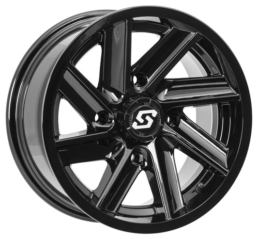 Chopper Wheel 14x7 4/110 5+2 (+10mm) Black
