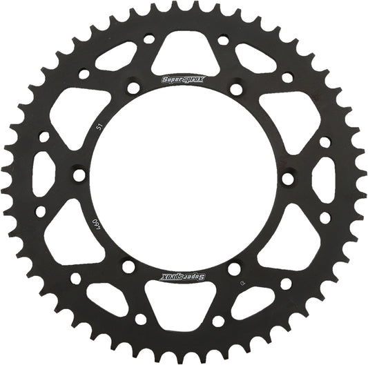 Rear Sprocket Steel 51t 520 Blk Kaw