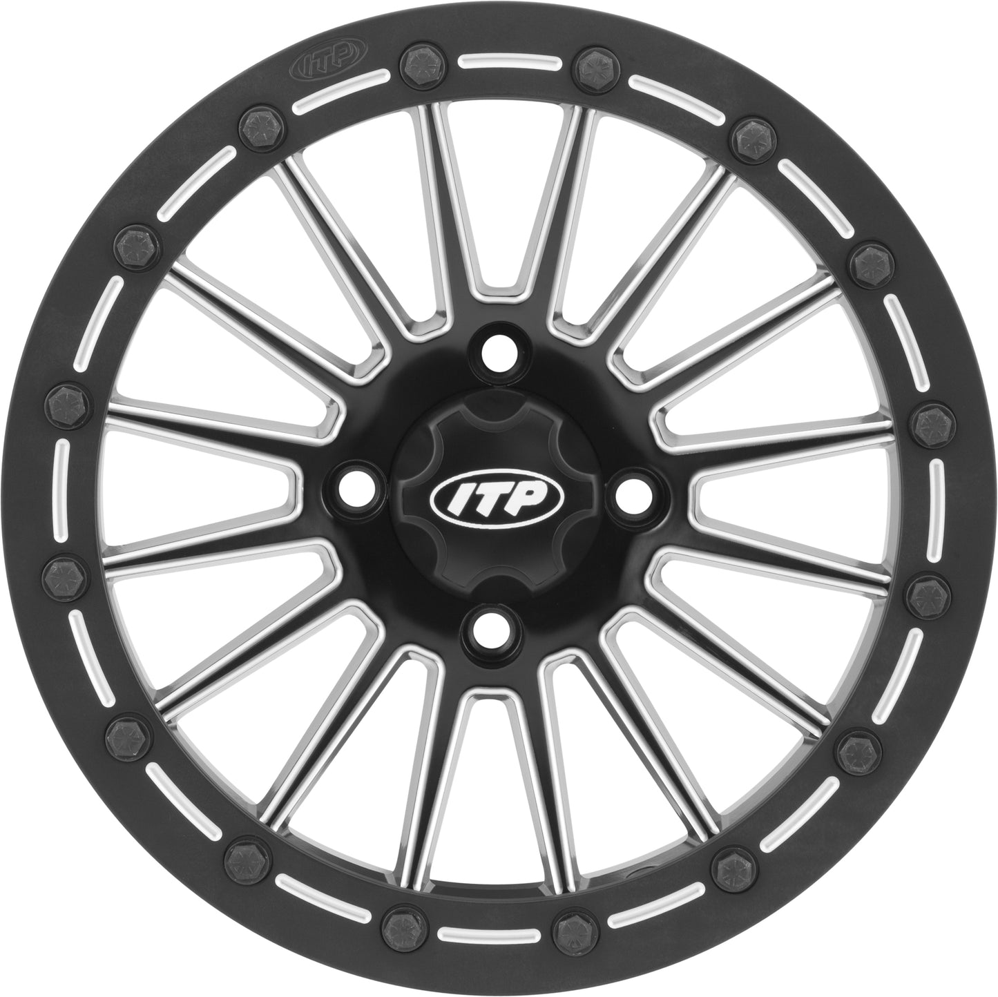 Bdlk 15x7 4/110 5+2 Blk/Mil