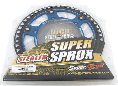 Rear Stealth Sprocket Alu/Stl 49t 520 Blu Yam