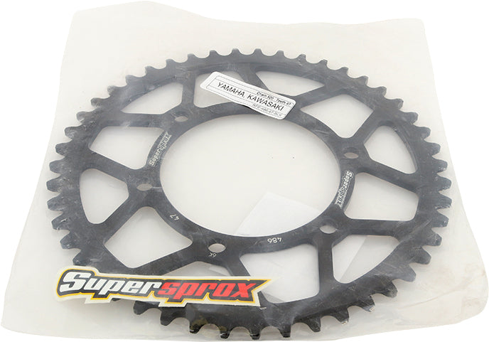 Rear Sprocket Steel 47t 520 Blk Hon/Kaw/Yam