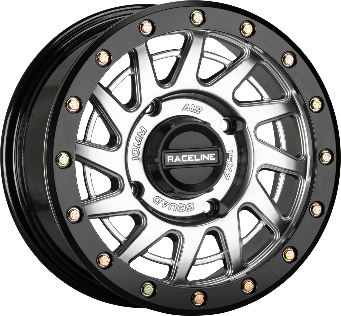 Squad Bdlk Wheel 15x7 4/156 5+2(+10mm) Hyper Silver