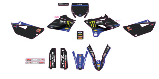 Complete Kit 19 Star Yam Yz 85 Black Bg
