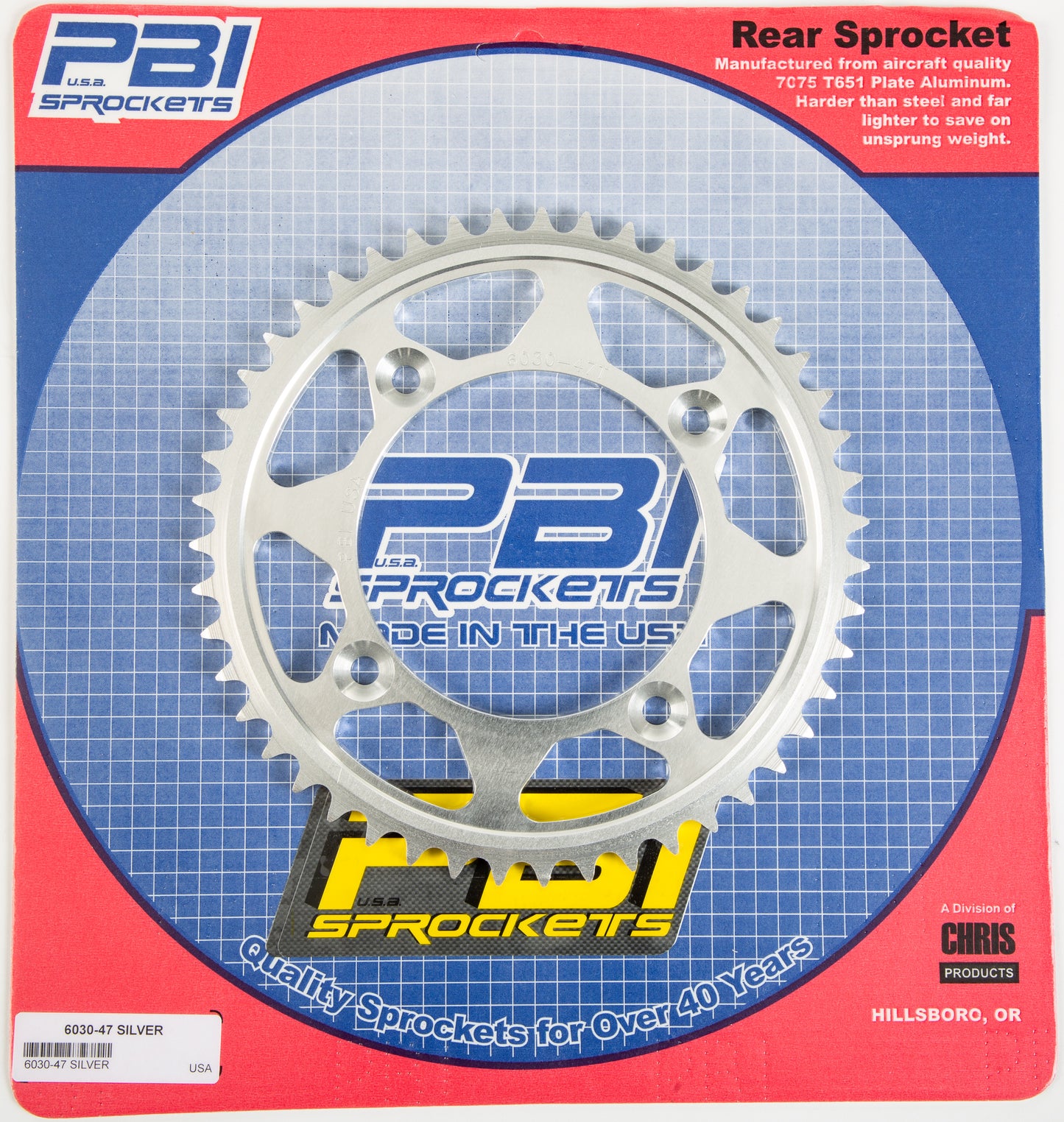 Rear Sprocket Aluminum 47t 428 Suz/Yam