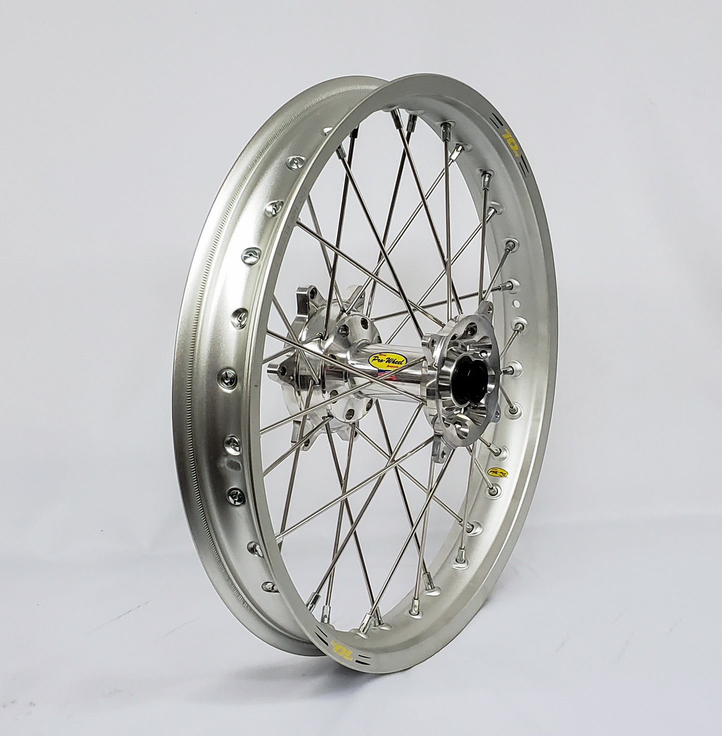 Wheel Rear 1.85x16 Silver Hub Sil Rim/Sil Spoke/Sil Nipple