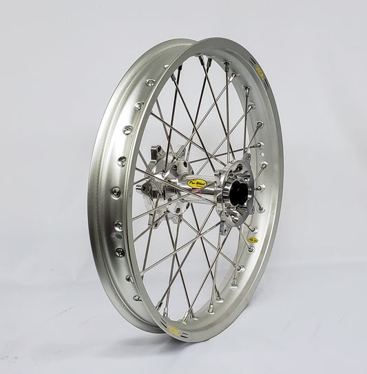 Wheel Rear 1.85x16 Silver Hub Sil Rim/Sil Spoke/Sil Nipple