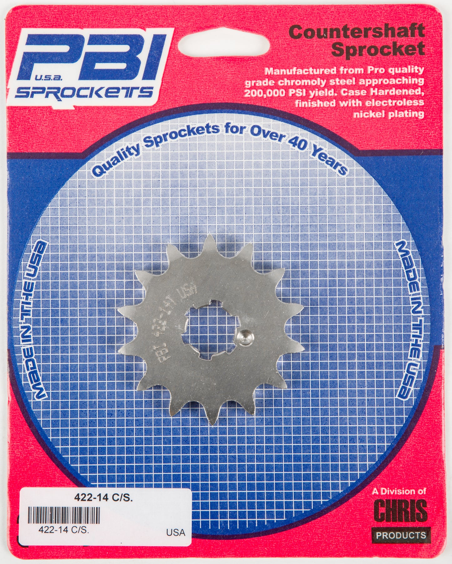 Front Cs Sprocket Steel 14t 420 Kaw/Suz