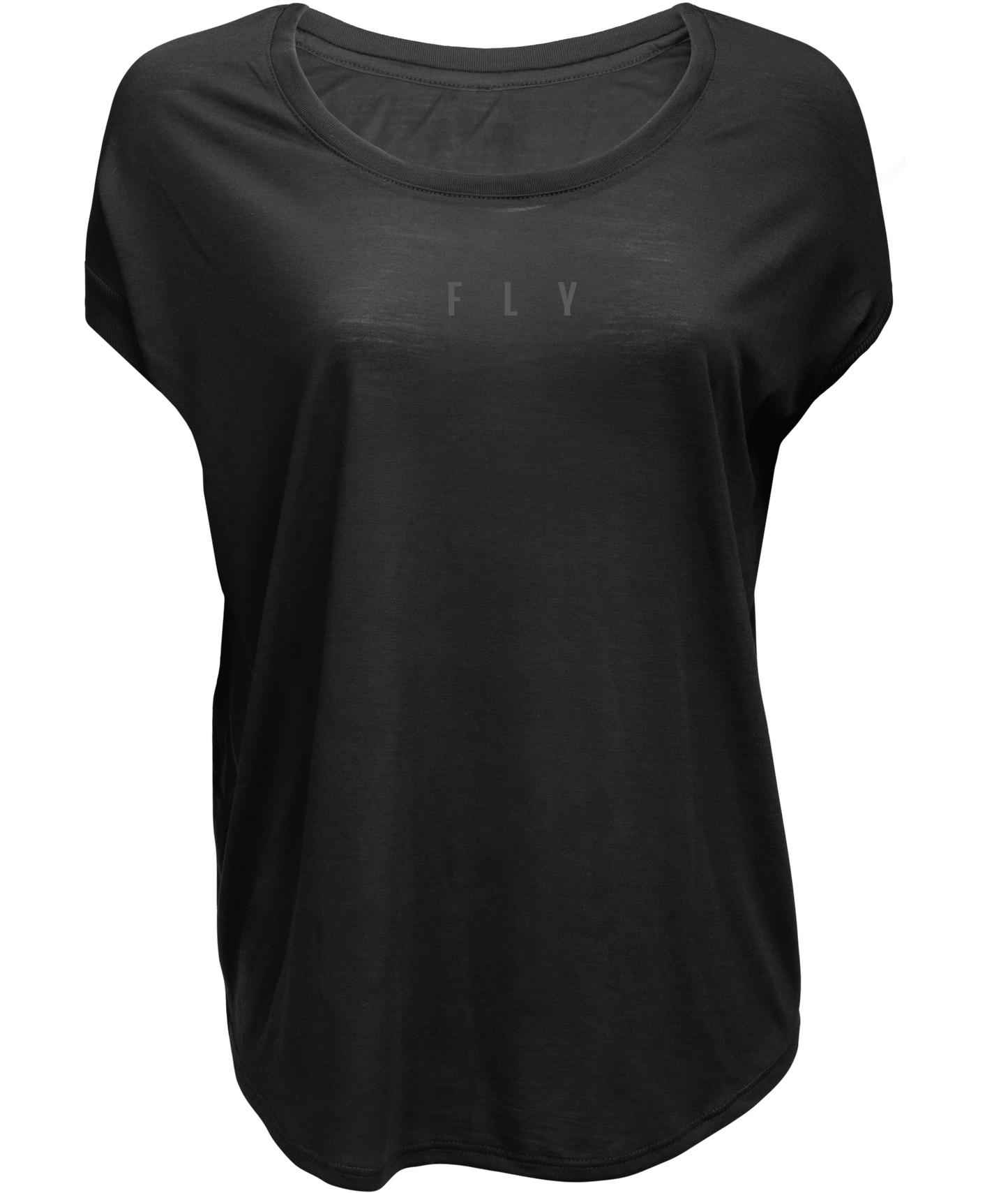 Women's Fly Breezy Tee Black Sm