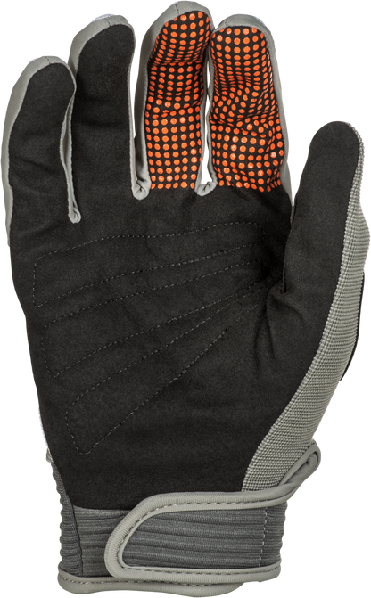 Youth F 16 Gloves Grey/Orange Yl