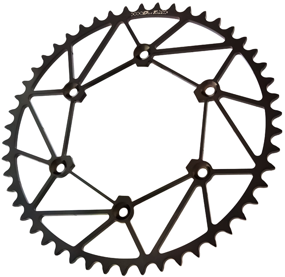 Rear Sprocket Chromoly Stl/Zir 49t 520 Blk Kaw