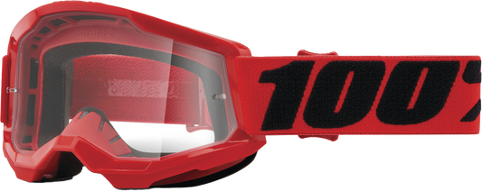 Strata 2 Junior Goggle Red Clear Lens