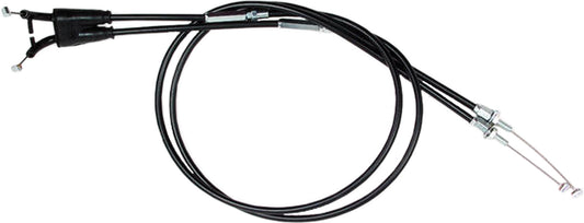 Black Vinyl Throttle Push Pull Cable Set