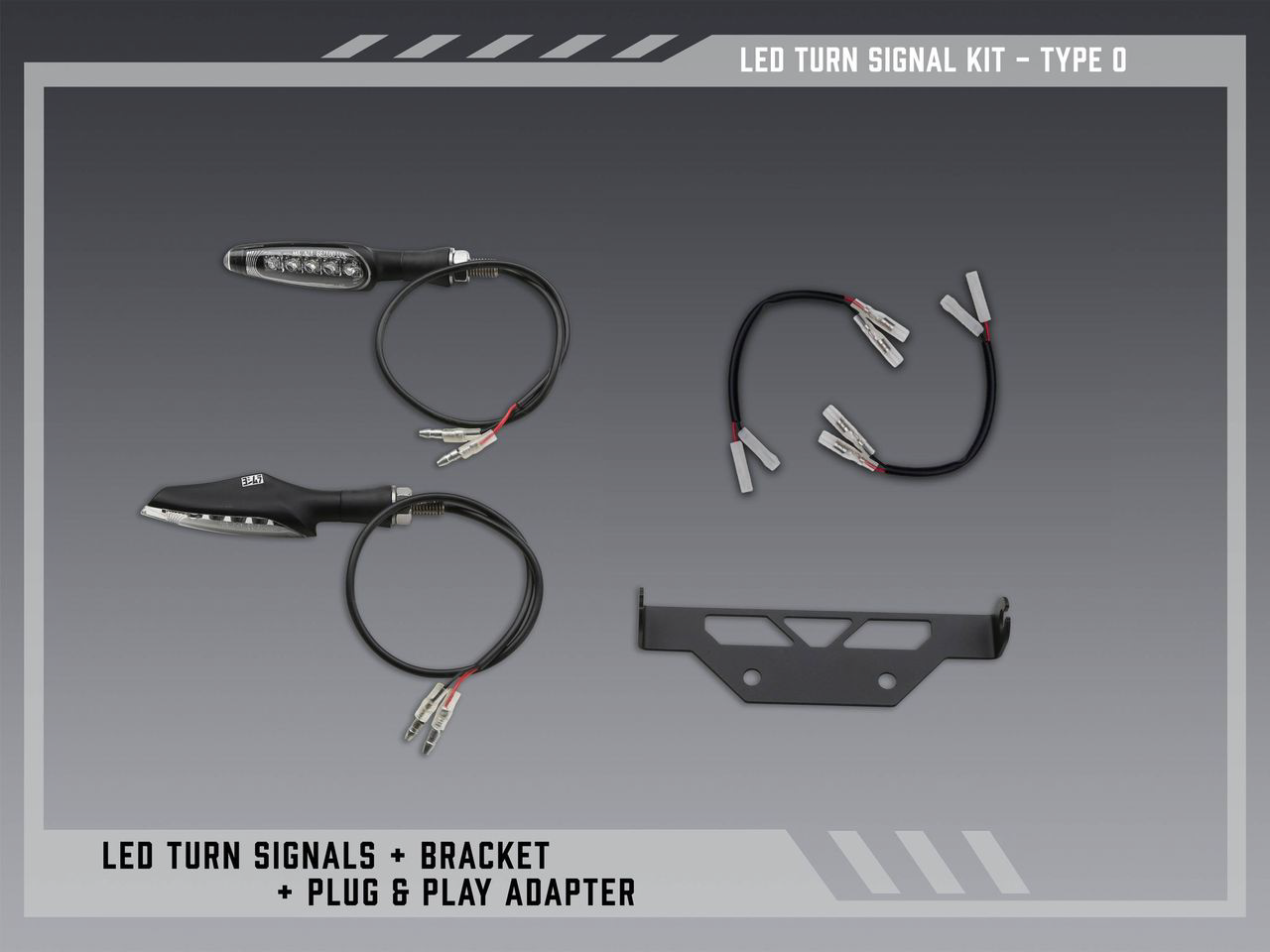 Fe V2 Stnd Led Turn Sig Kit Type O Tri