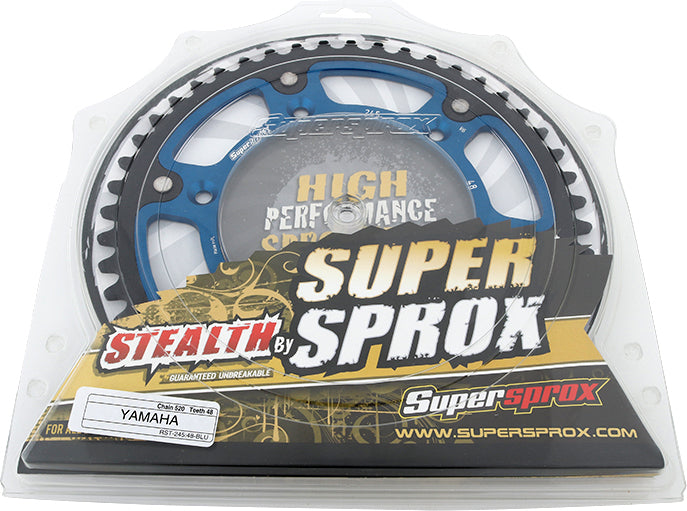 Rear Stealth Sprocket Alu/Stl 48t 520 Blu Yam