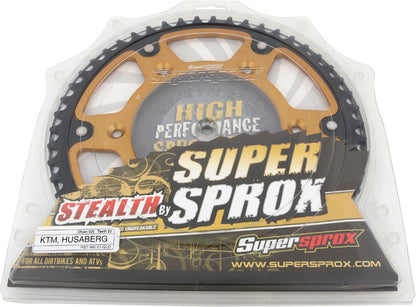 Rear Stealth Sprocket Alu/Stl 51t 520 Gld Husq/Ktm