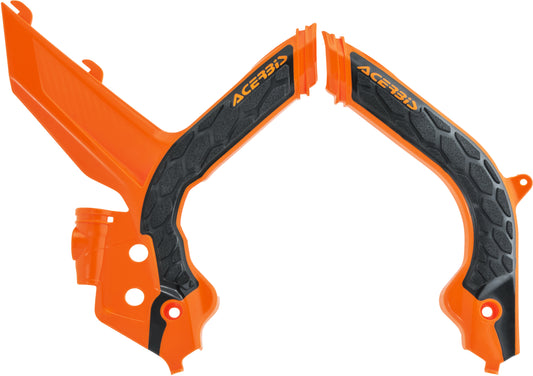 X Grip Frame Guards Orange/Black