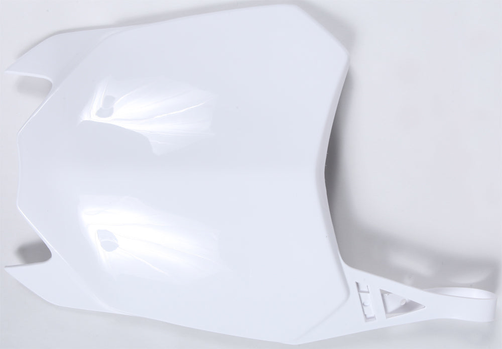 Front Number Plate White