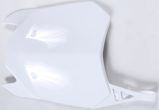 Front Number Plate White
