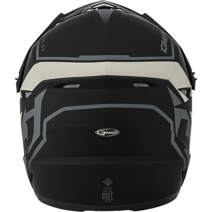 Mx 46 Compound Helmet Matte Black/Grey/White Sm