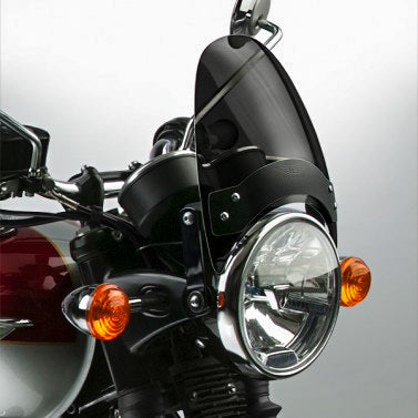 Flyscreen Windscreen Dark Smoke Black Hardware