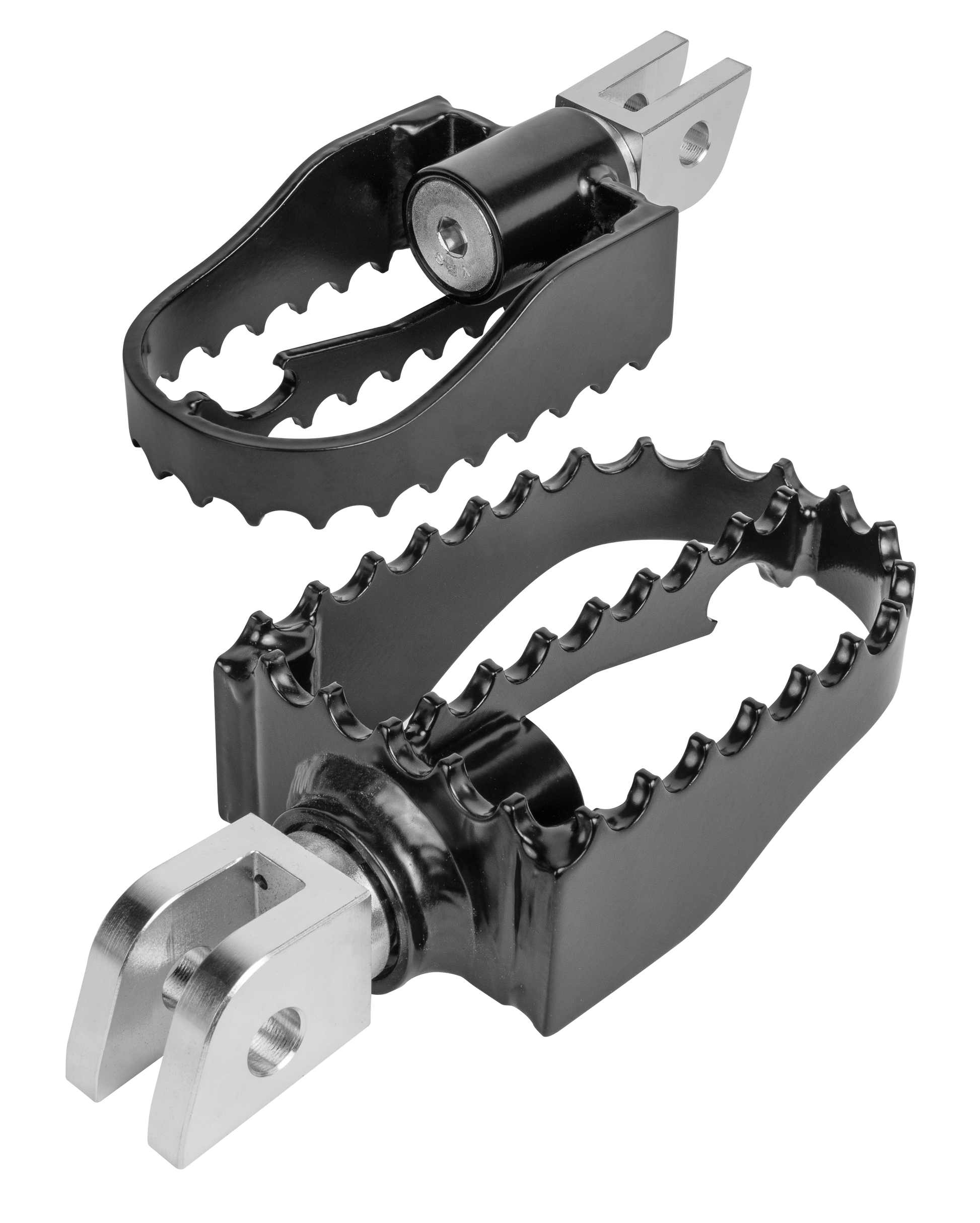 Mx Style Foot Pegs Tri Pr Black