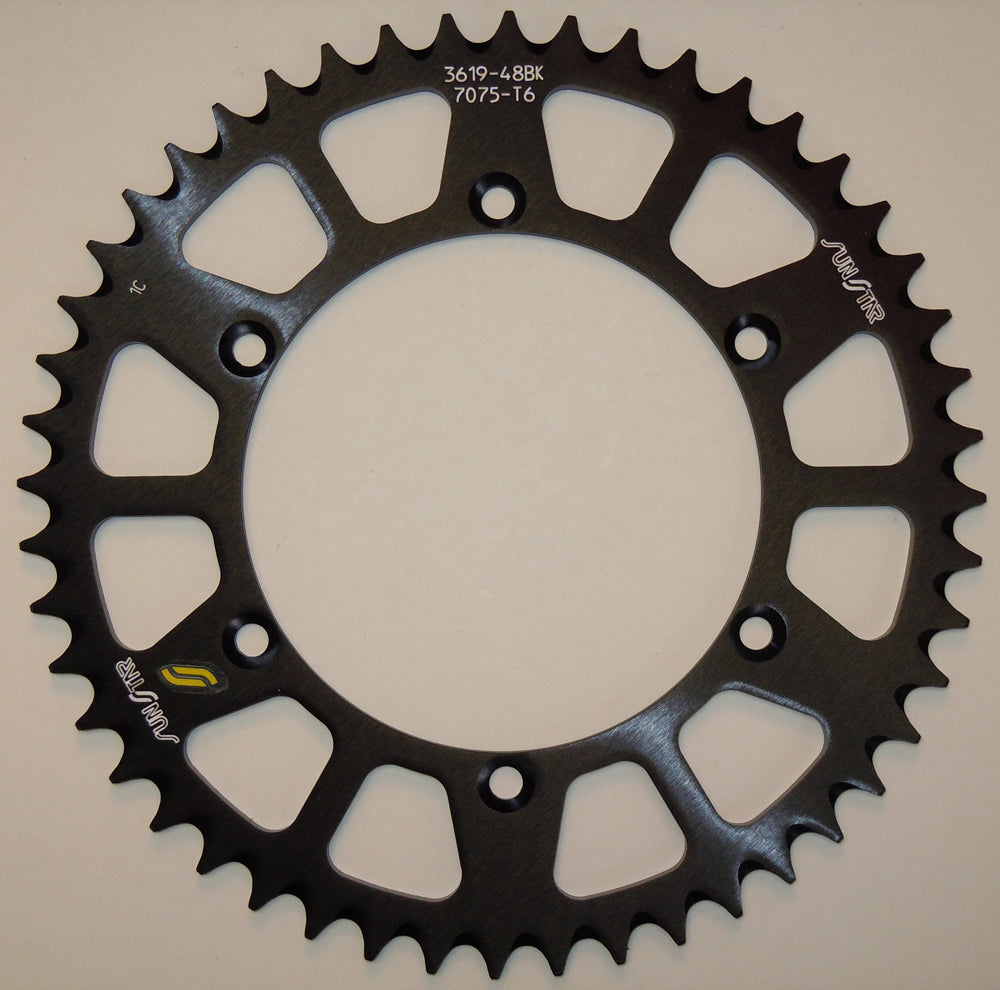 Rear Sprocket Aluminum 52t 520 Blk Kaw/Suz