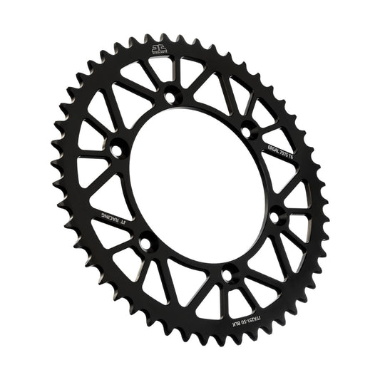 Rear Racelite Sprocket Alum 50t 520 Blk Hon/Yam