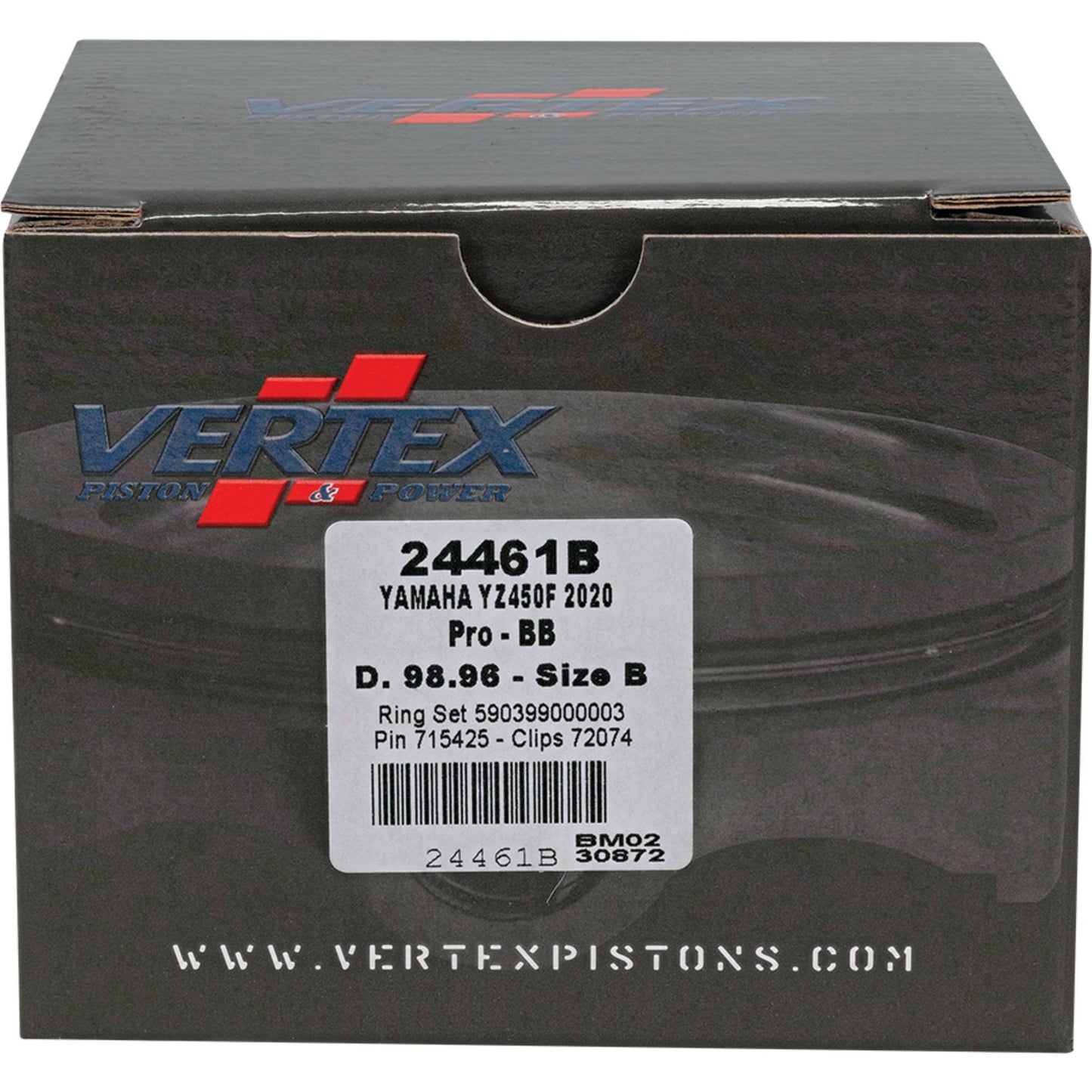 Piston Kit Bb Forged 98.96/+2.00 12.8:1 Yam