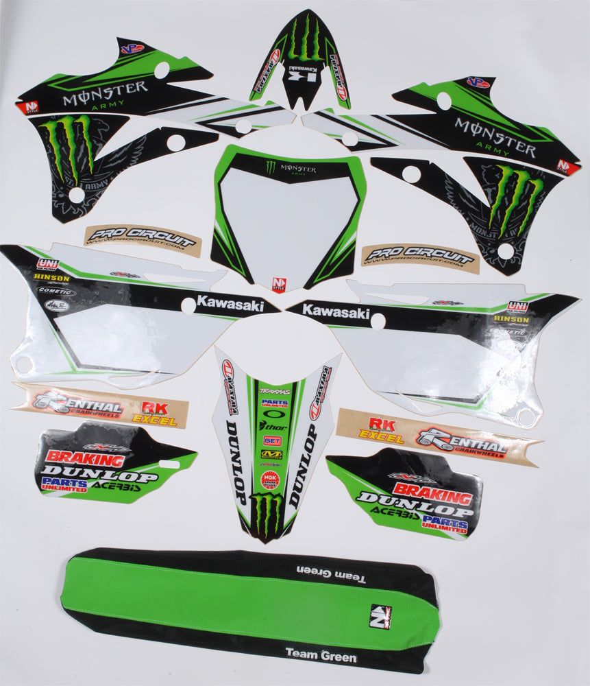 2014 Team Green Team Kit Kx85/100 Black