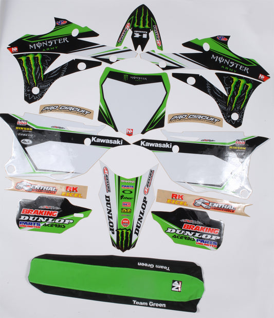 2014 Team Green Team Kit Kx85/100 Black