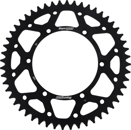 Rear Sprocket Aluminum 52t 520 Blk Kaw