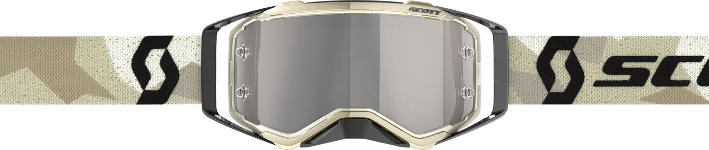 Prospect Camo Goggle Beige/ Black Silver Chrome Works