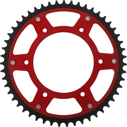 Rear Stealth Sprocket Alu/Stl 51t 520 Red Hon